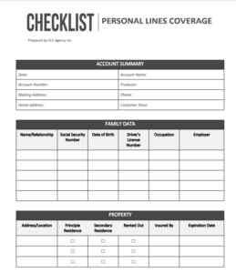 The Murphy Insurance Blog  Insurance check list for getting your