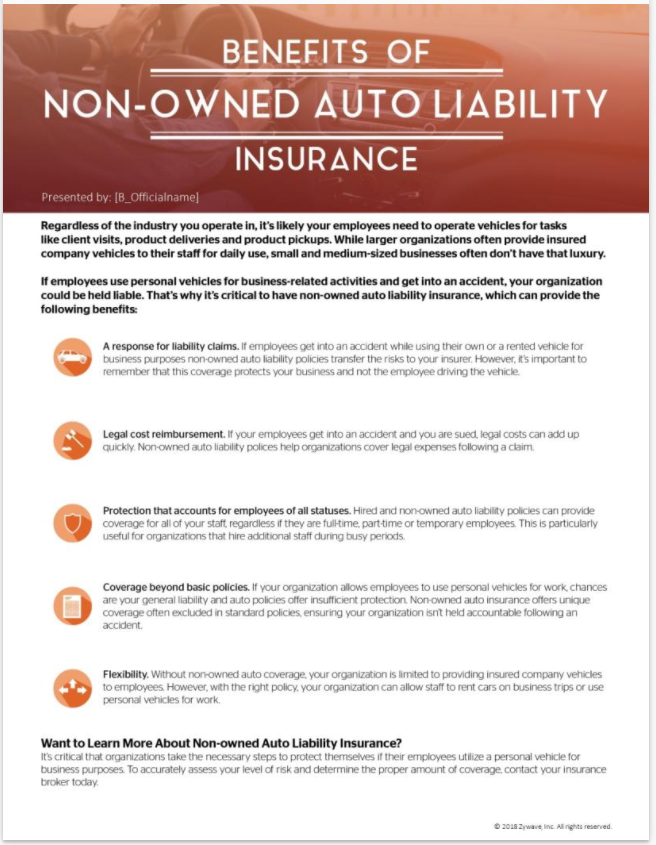 Non Owned Auto Liability Insurance Benefits of Non-owned Auto Liability Insurance - SCS Agency Insurance